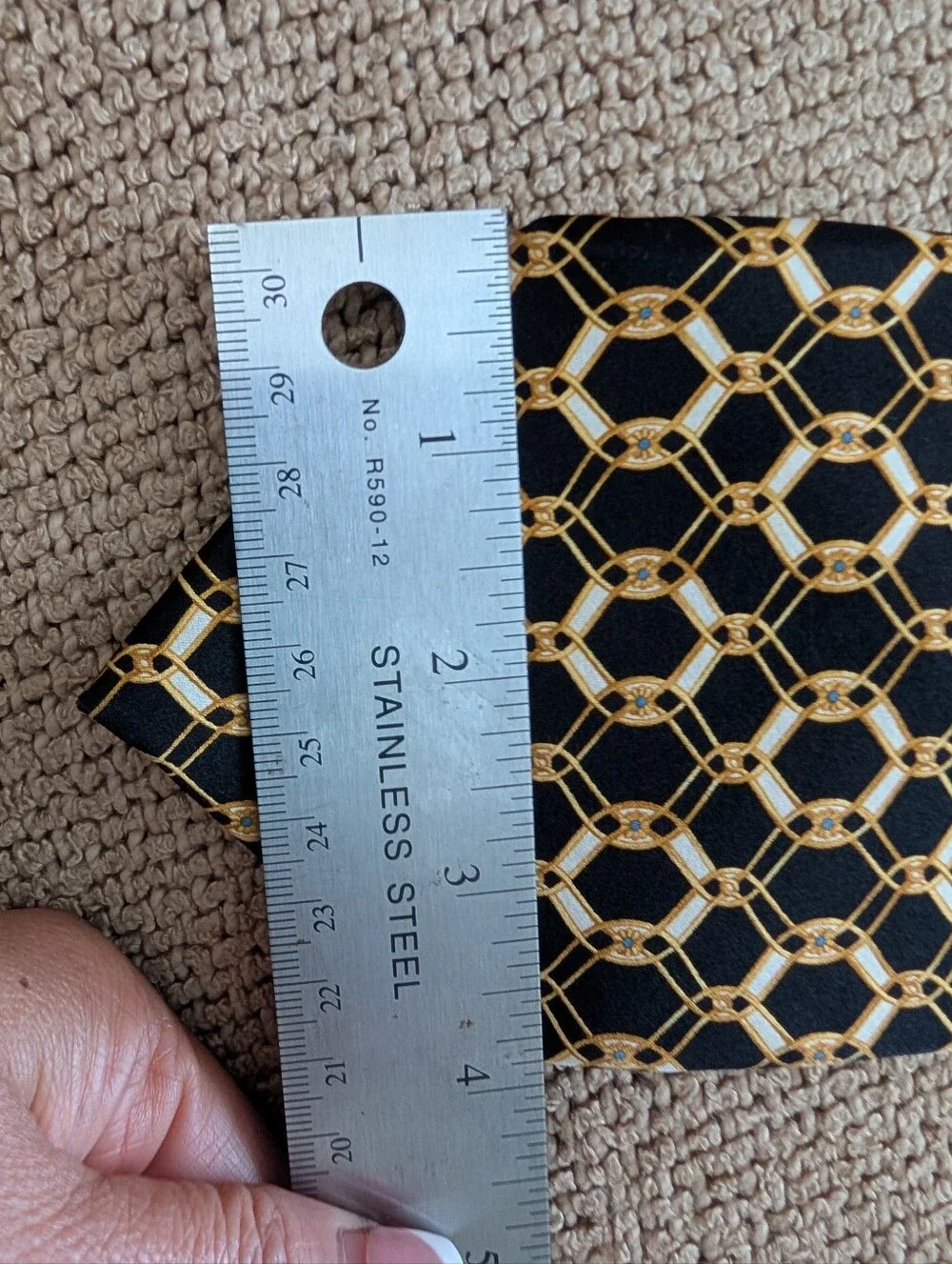 Lanvin Paris Mens Silk Tie